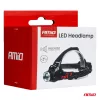 AMiO LED-es fejlámpa T6 3600mAh (BATT) (04664)
