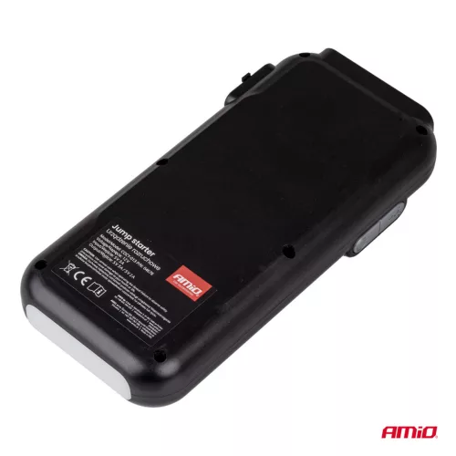 AMiO hordozható 3 az 1-ben indításrásegítő/LED/Powerbank 12V 12Ah 1600A (04678)