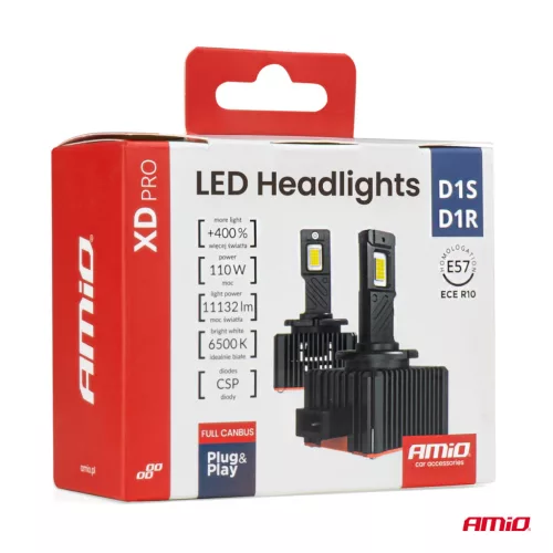 AMiO LED fényszóróizzók XD PRO D1S D1R FULL CANBUS (04679)