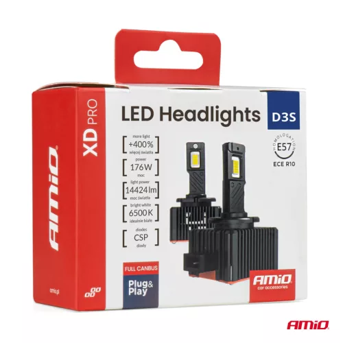 AMiO LED fényszóróizzók XD PRO D3S FULL CANBUS (04681)