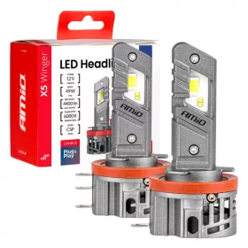   AMiO LED fényszóróizzók X5-sorozat WINGER H15 49W 6000K CANBUS (04685)