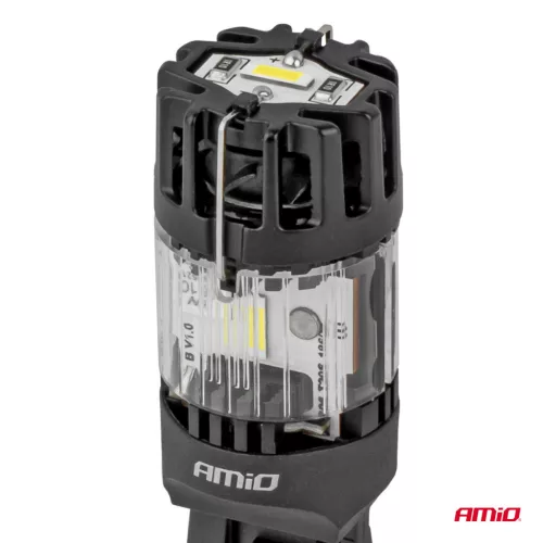 AMiO LED izzó LumiTec T20D 7443 W21/5W 12V FULL CANBUS fehér 1 db (04687)