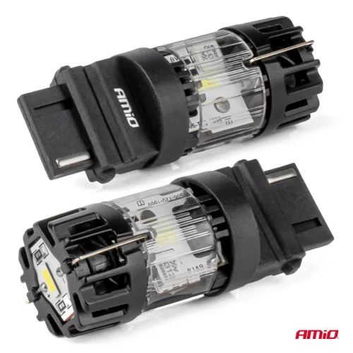 AMiO LED izzó LumiTec 3156 P27W 12V FULL CANBUS fehér 1 db (04690)