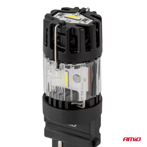 AMiO LED izzó LumiTec 3156 P27W 12V FULL CANBUS fehér 1 db (04690)