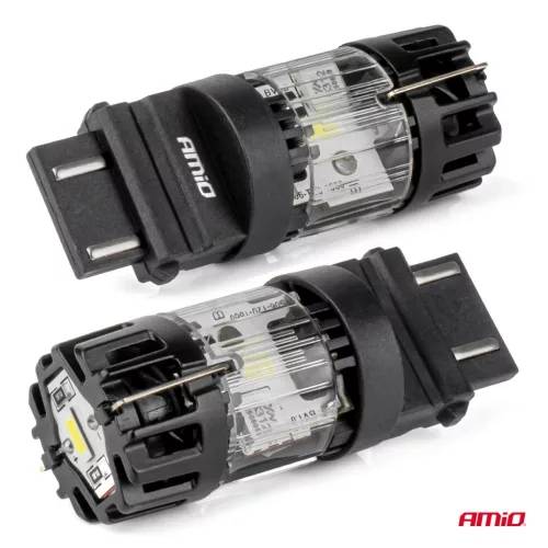 AMiO LED izzó LumiTec 3157 P27/7W 12V FULL CANBUS fehér 1 db (04691)