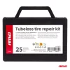 AMiO tömlő nélküli gumiabroncs-javító készlet 25 db (04692)