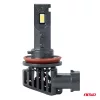 AMiO LED fényszóróizzók sorozat F25 SILVER FULL CANBUS H8/H9/H11/H16 62W 12V 24V (04705)