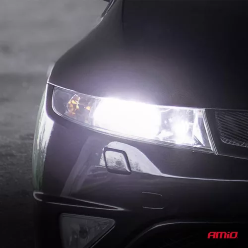 AMiO LED fényszóróizzók sorozat H25 CANBUS H8 H9 H11 H16 12V 31W (04713)