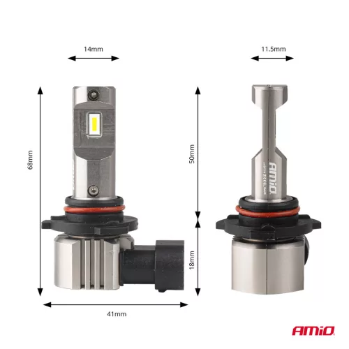 AMiO LED fényszóróizzók sorozat H25 CANBUS HB3 9005 12V 31W (04714)