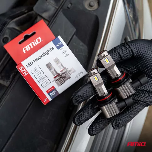 AMiO LED fényszóróizzók sorozat H25 CANBUS HIR2 9012 12V 31W (04716)