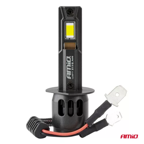 AMiO LED fényszóróizzók sorozat F25 PRO BLACK FULL CANBUS H1 68W 12V 24V (04717)