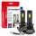 AMiO LED fényszóróizzók sorozat F25 PRO BLACK FULL CANBUS H3 68W 12V 24V (04718)
