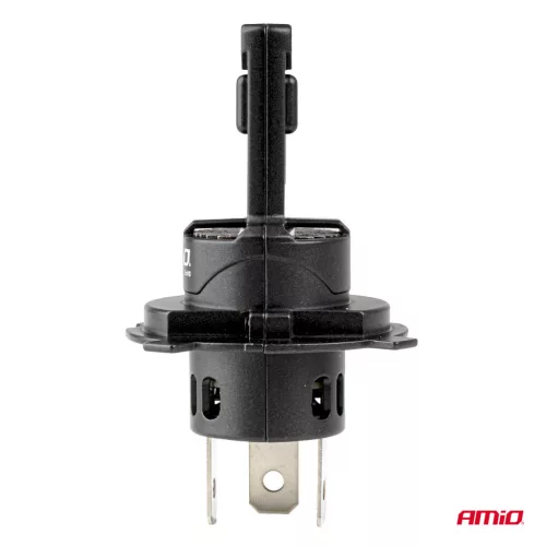 AMiO LED fényszóróizzók sorozat F25 PRO BLACK FULL CANBUS H4 H19 70W 12V 24V (04719)