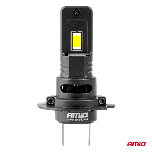 AMiO LED fényszóróizzók sorozat F25 PRO BLACK FULL CANBUS H7 68W 12V 24V (04720)