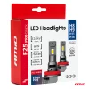 AMiO LED fényszóróizzók sorozat F25 PRO BLACK FULL CANBUS H8 H9 H11 H16 68W 12V 24V (04721)