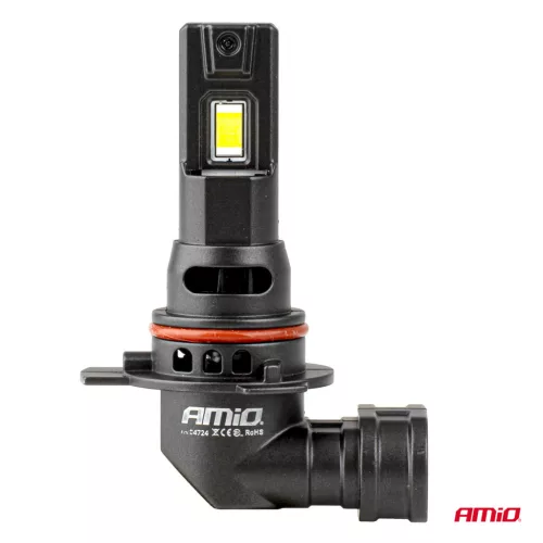 AMiO LED fényszóróizzók sorozat F25 PRO BLACK FULL CANBUS HIR2 68W 12V 24V (04724)