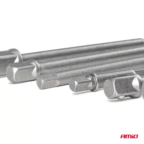 AMiO dugókulcs-átalakítók HEX HEX 1/4" 3/8" 1/2" (04781)
