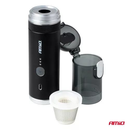 AMiO akkumulátoros, szénkefe nélküli autóporszívó pumpafunkcióval 100W 20kPa USB-C (04785)