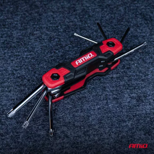 AMiO Torx-kulcsok 8 db CRV (04789)