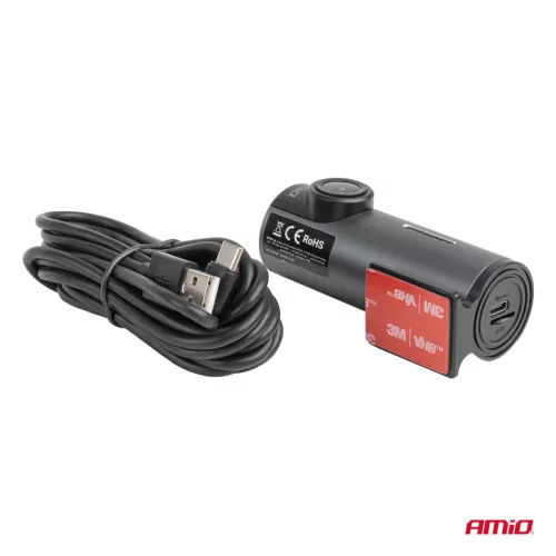 AMiO menetrögzítő kamera 1K WLAN 128 GB WIFI Full HD (04798)