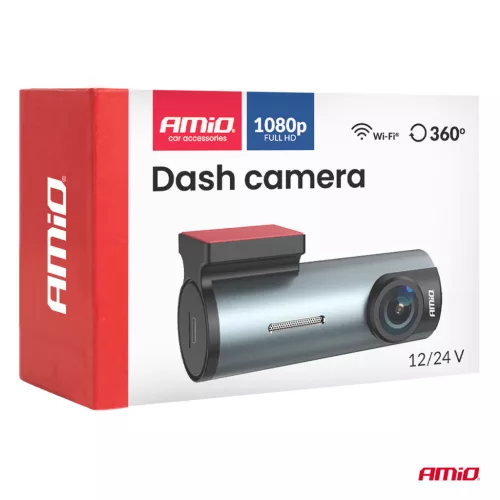 AMiO menetrögzítő kamera 1K WLAN 128 GB WIFI Full HD (04798)