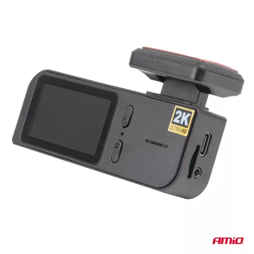 AMiO első-hátsó menetrögzítő kamera 2K + 1K WLAN 512 GB WIFI Full HD (04800)