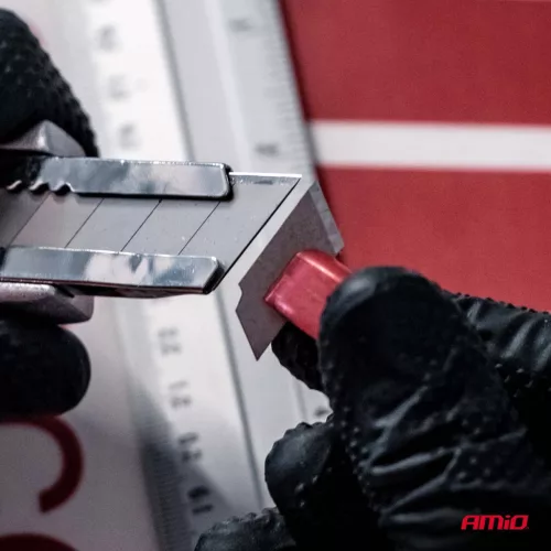 AMiO alumínium házas tapétavágó kés 100x18x0,5mm (04814)