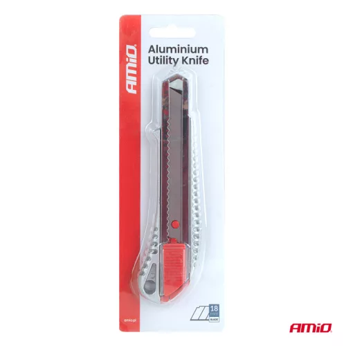AMiO alumínium házas tapétavágó kés 100x18x0,5mm (04814)