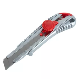   AMiO alumínium házas tapétavágó kés forgógombbal 100x18x0,5mm (04815)