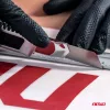 AMiO alumínium házas tapétavágó kés forgógombbal 100x18x0,5mm (04815)