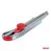 AMiO alumínium házas tapétavágó kés forgógombbal 100x18x0,5mm (04815)