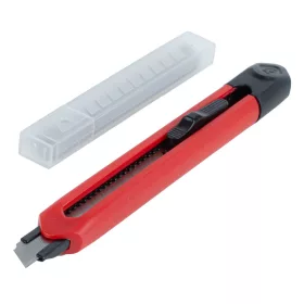   AMiO ABS házas tapétavágó kés és pengék készlet 80x9x0,4mm 1+5 (04818)