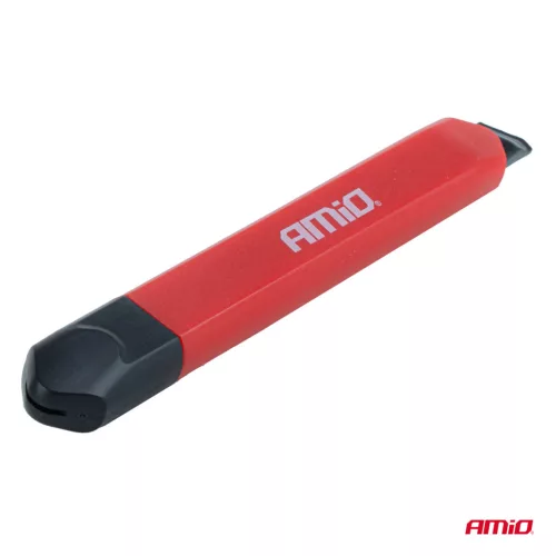 AMiO ABS házas tapétavágó kés és pengék készlet 80x9x0,4mm 1+5 (04818)