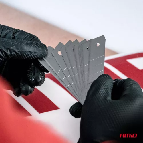 AMiO SK5 acél penge-készlet 100x18x0,5mm 10 db (04820)