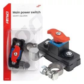 AMiO akkumulátor-főkapcsoló 12V 24V 250A (04831)