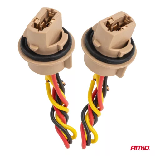 AMiO izzófoglalat T20 LED 12V W21/5W WY21/5W W3x16q 7443 2 db (04834)