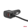 AMiO szivargyújtó-elosztó – töltő 4xUSB-a QC3.0 PD 3.0 180 W (04835)