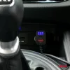 AMiO szivargyújtó-elosztó – töltő 3xUSB-a USB-C QC 3.0 PD 3.0. 148W (04836)