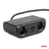AMiO szivargyújtó-elosztó – töltő USB-C USB-A QC3.0 PD3.0 120W (04837)