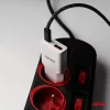 AMiO hálózati töltő 230V 20W GaN USB-C USB-A (04838)