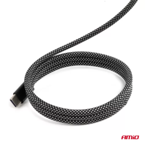 AMiO mágneses USB kábel USB-C – USB-C 60W 100cm (04840)