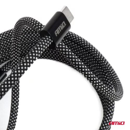 AMiO mágneses USB kábel USB-C – USB-C 60W 100cm (04840)