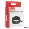 AMiO mágneses USB kábel USB-C – USB-C 60W 200cm (04841)