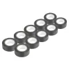 AMiO fekete PVC szigetelőszalagok készlet 10 db 19mm x 20m x 0.13mm (04844)