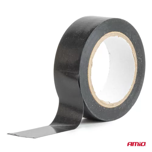 AMiO fekete PVC szigetelőszalagok készlet 10 db 19mm x 10m x 0.13mm (04845)