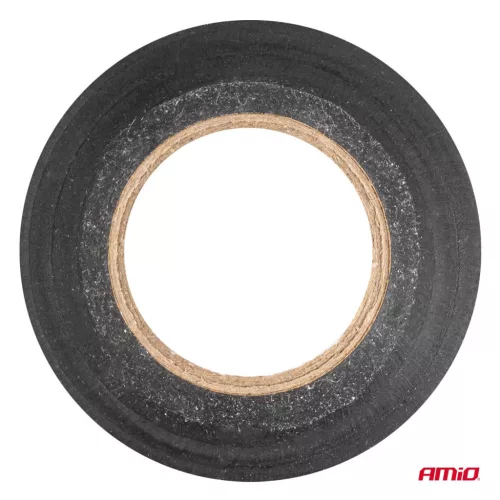 AMiO fekete PVC szigetelőszalagok készlet 10 db 19mm x 10m x 0.13mm (04845)