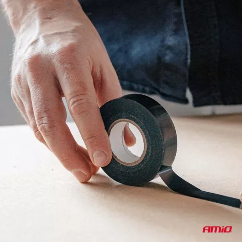 AMiO többszínű PVC szigetelőszalagok készlet 10 db 18mm x 5.5m x 0.13mm (04846)