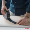AMiO fekete szövetbetétes ragasztószalag, 48 mm x 50 m x 0,19 mm (04850)