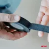 AMiO fekete szövetszalag elektromos szigeteléshez 19mm x 15m x 0.4mm (04853)