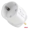 AMiO európai–brit hálózati csatlakozóadapter biztosítékkal, 13 A, 250 V, 10 db (04858)